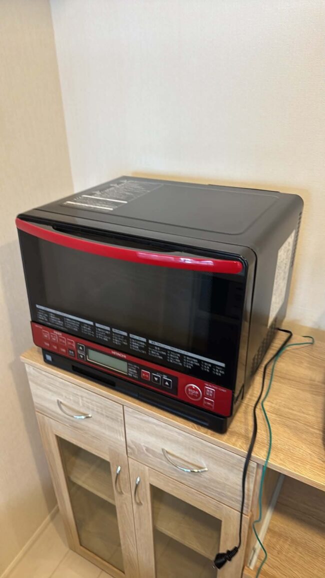 日立 オーブンレンジ レッド 中古家電 群馬県 前橋市 買取OK