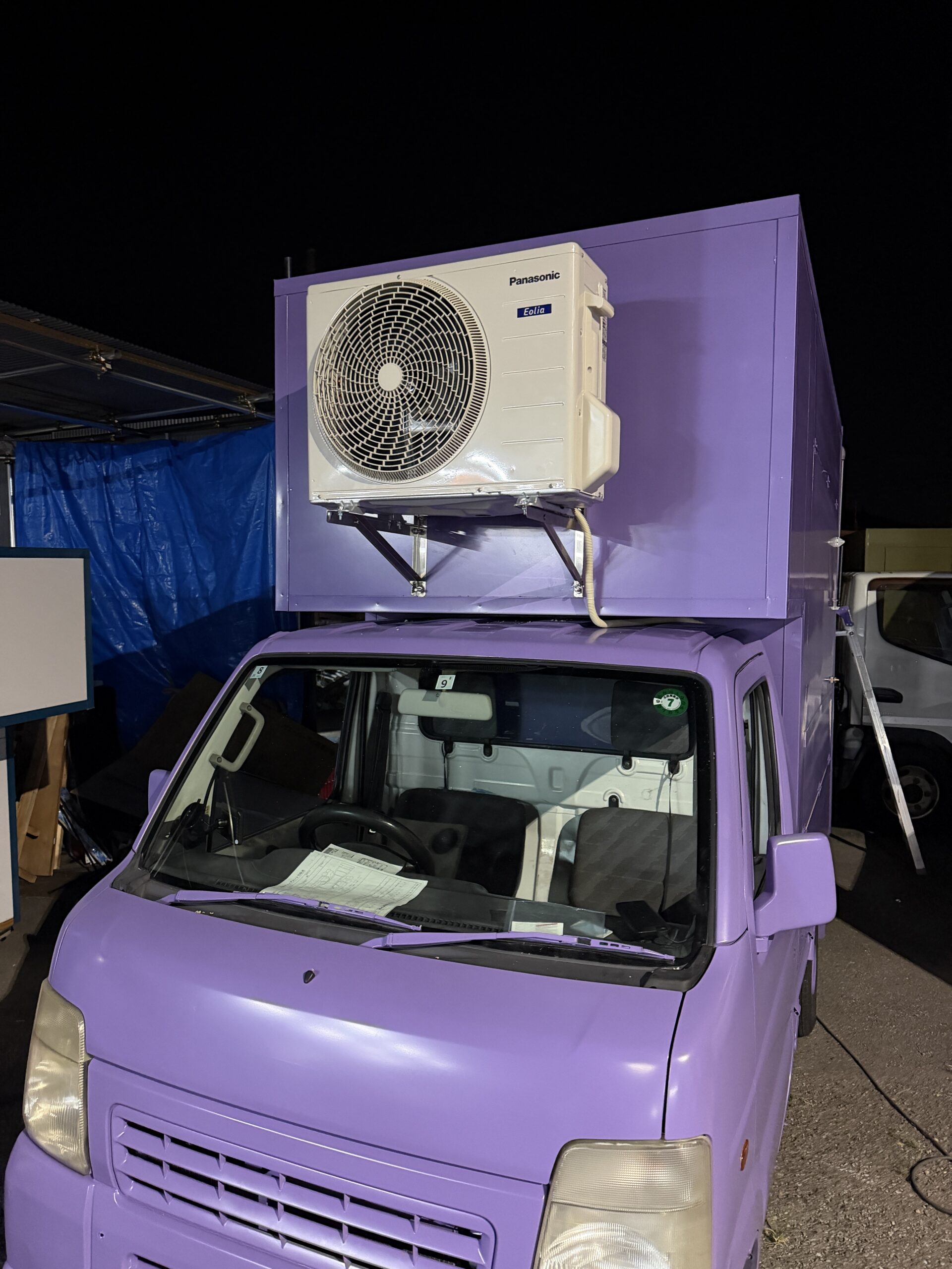 キッチンカーのエアコン取付依頼｜群馬県でフードトラックにエアコン設置